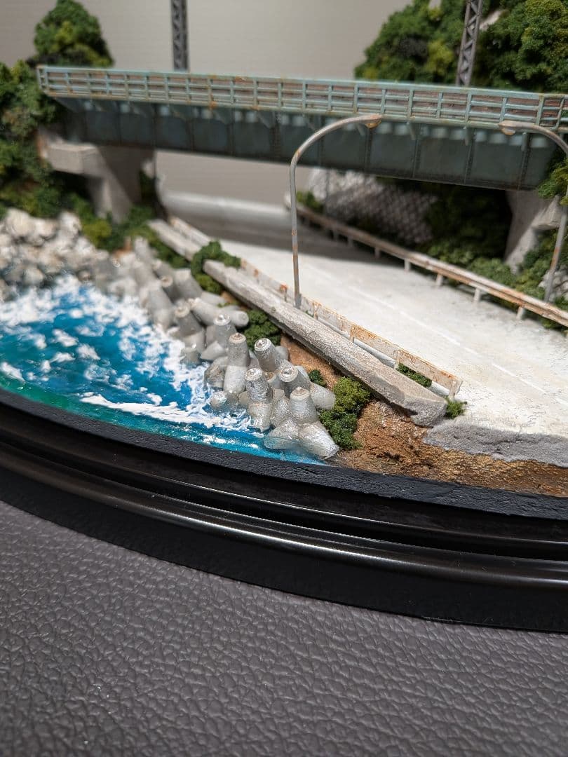 No.61鉄道Nゲージジオラマ車両、バス等付き