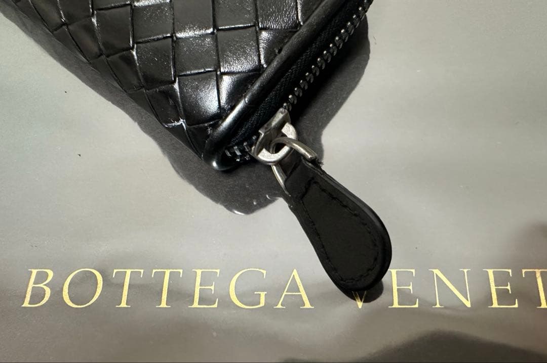 【付属品付】ボッテガヴェネタ イントレチャートケース/ラム/黒3️⃣✨✨