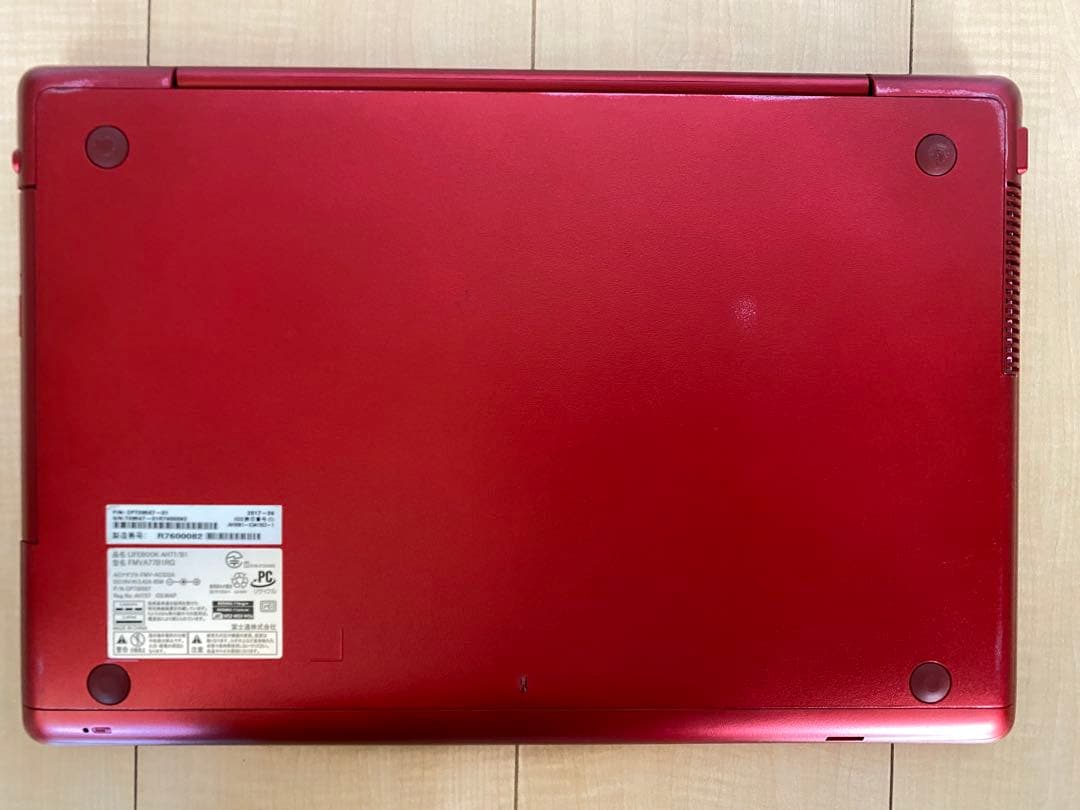 富士通 LIFEBOOK AH77/B1 ガーネットレッド Core i7