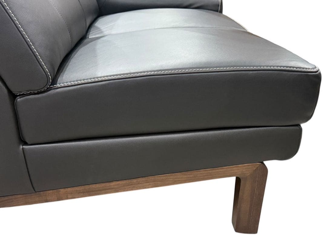 ♢【ほぼ未使用】②カリモク ZU46 左肘2人掛けソファ