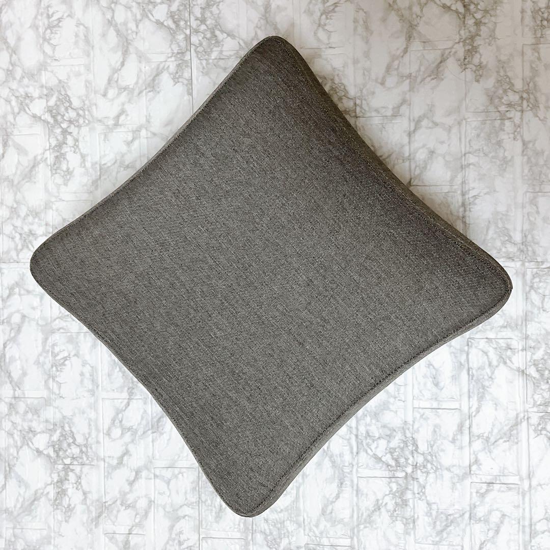 フランフラン　グレー スクエア　ポリースツール　　 (オットマン　スツール)