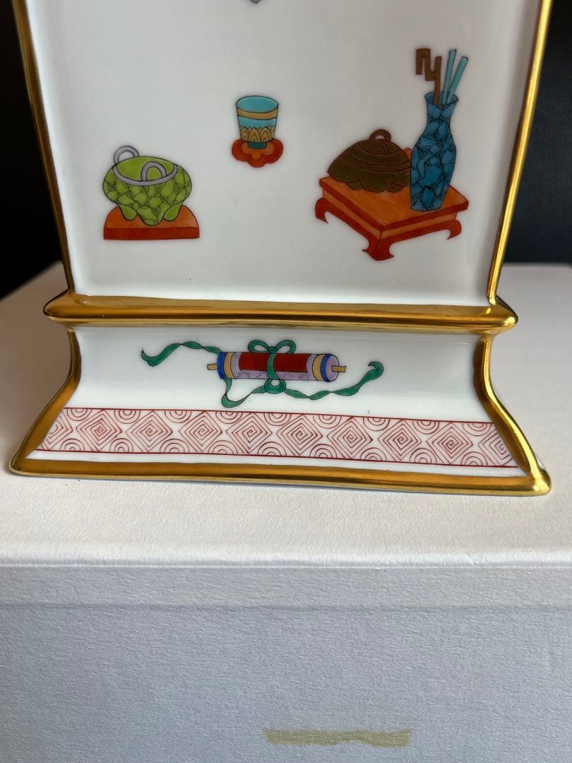 超貴重 ヘレンド シノワズリ 宝づくし 花瓶 飾り物 中国趣味