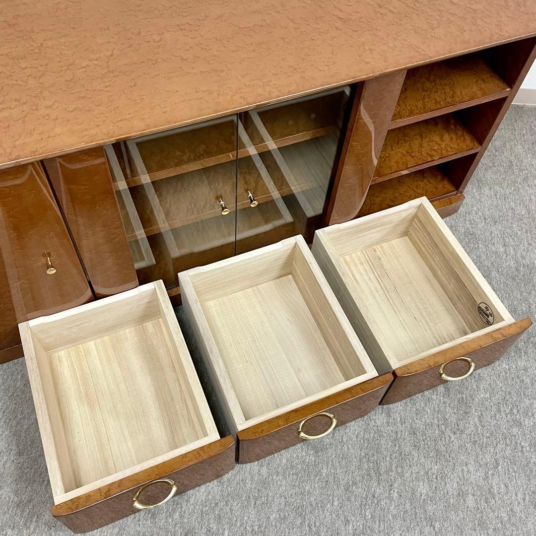 大塚家具【松創】(府中) ローボード \"バーズアイメイプル\"