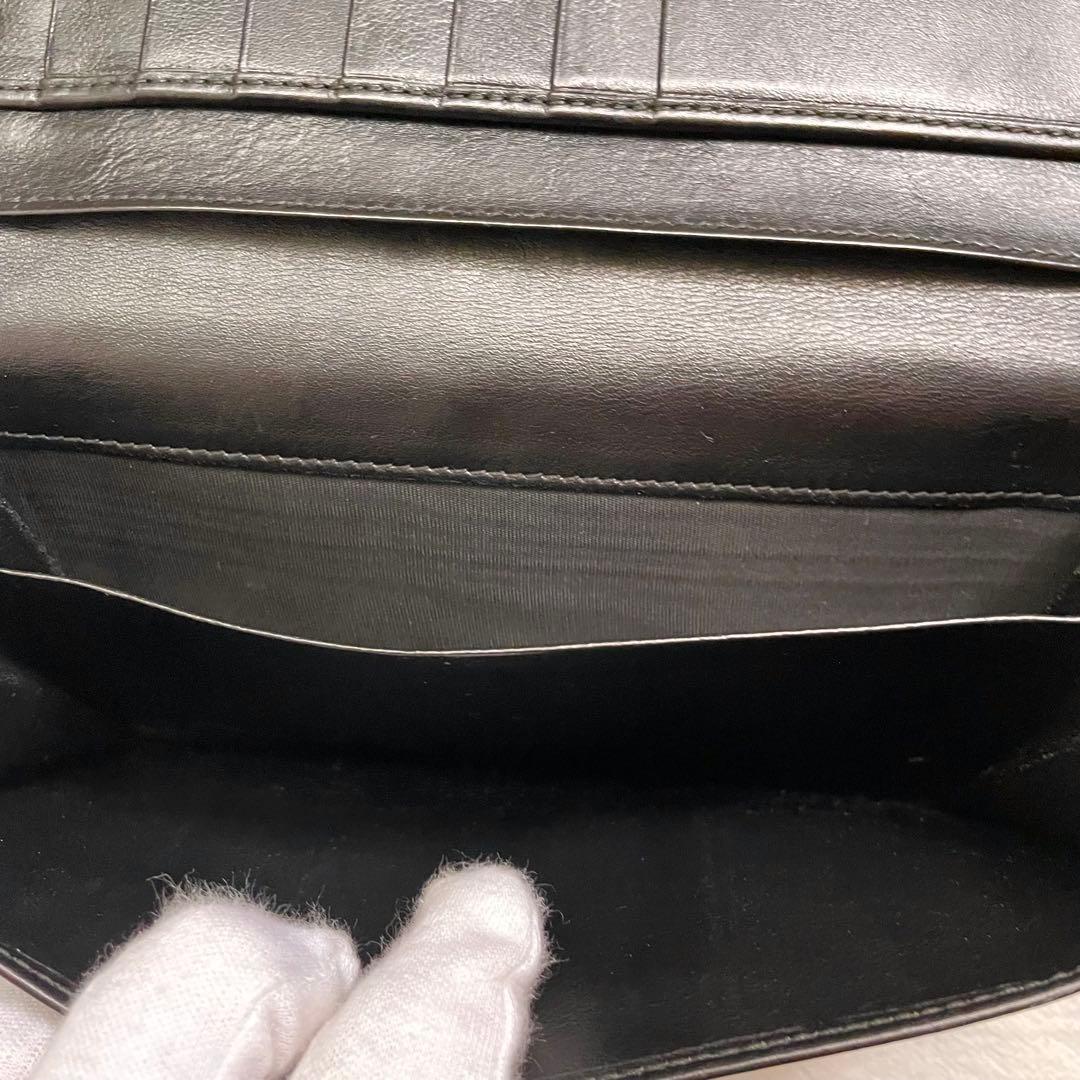 GUCCI ラブリーハート GGエンボス ブラック　長財布　1212-⑧