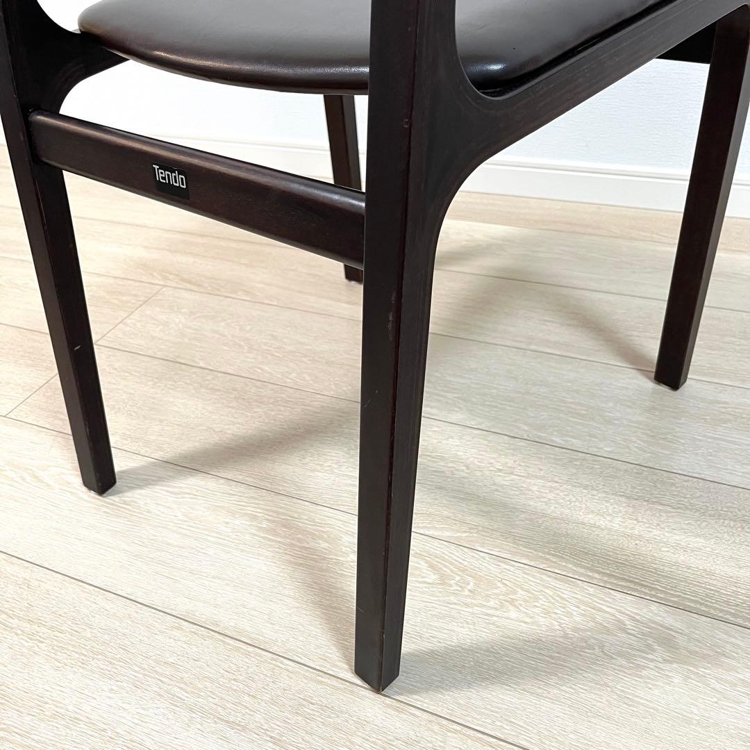 (て31)Tendo 天童木工 菅沢光政 ラダーバックチェア ダイニングチェア