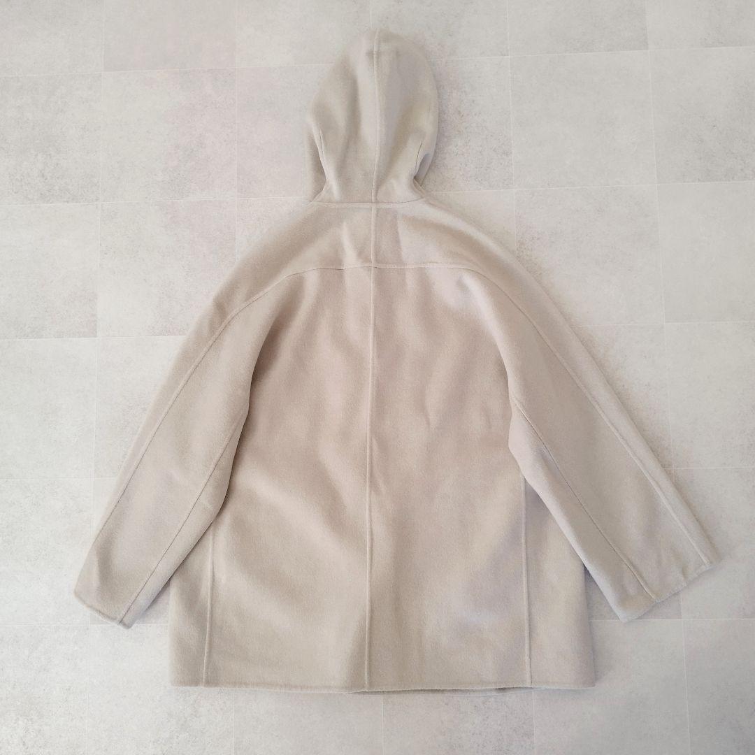 美品✨ボールジィ プレミアムウール リバーフーデットコート　薄ベージュ M相当