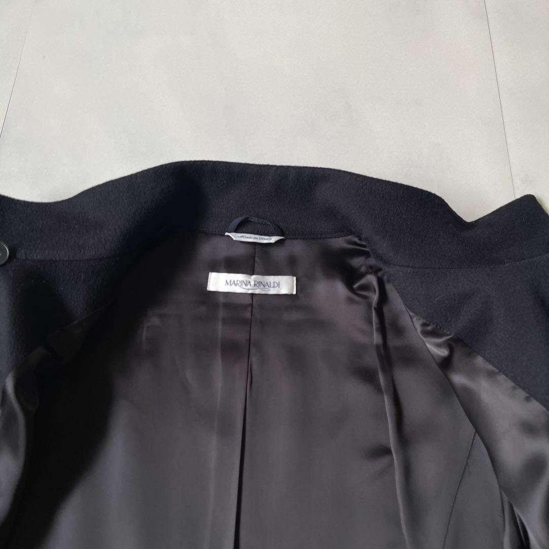 未使用級 マックスマーラ ウール ジャケット 大きいサイズ フリル ツヤ感最高✨