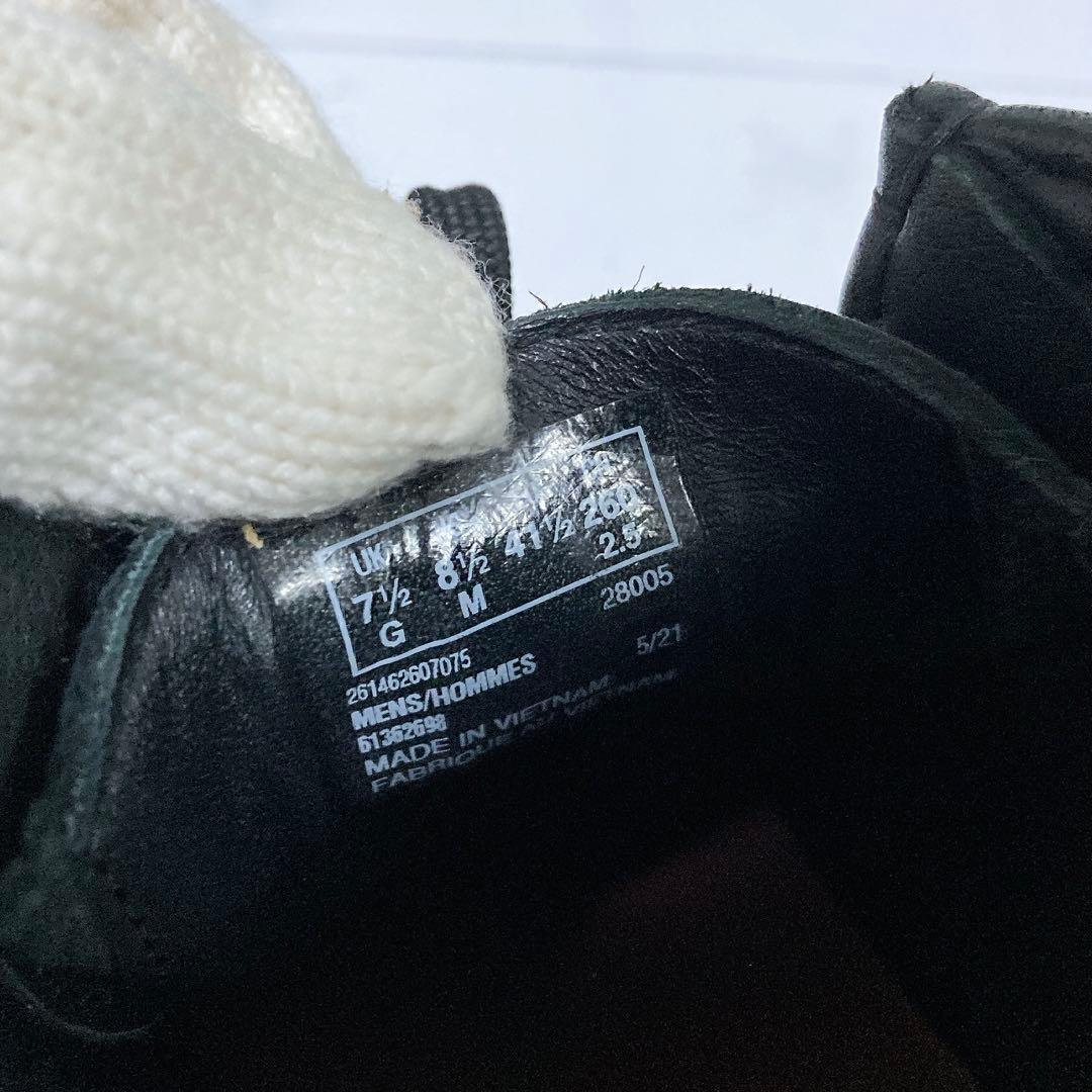 美品 クラークス ワラビーブーツ ゴアテックス 26 ビブラム 黒 シボレザー