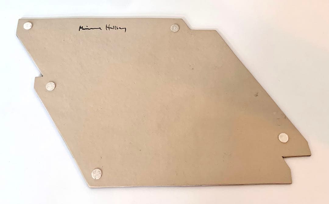 【定価25万】マリアンヌハルバーグ オリジナル一点物3点セット 花瓶 陶板手作り