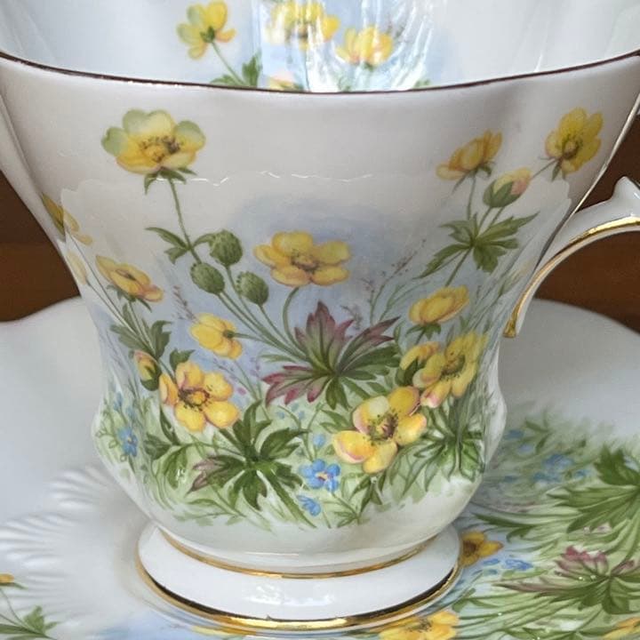 【英国ビンテージ】ロイヤルアルバート★サニーサイドシリーズ SUSAN★C/S