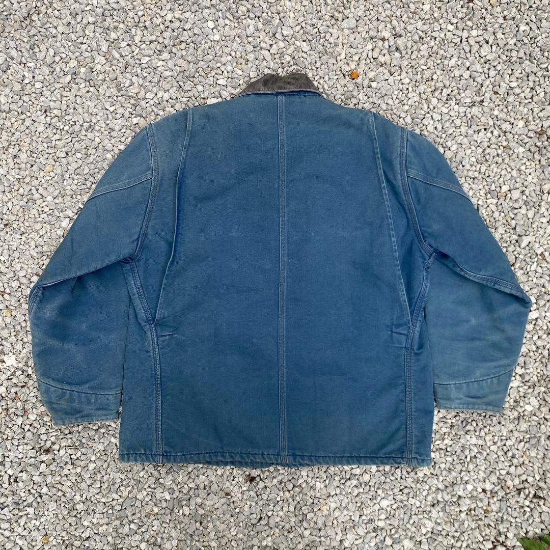 激レア(ブルー)Carhartt カーハートミシガンチョアコート90s USA製