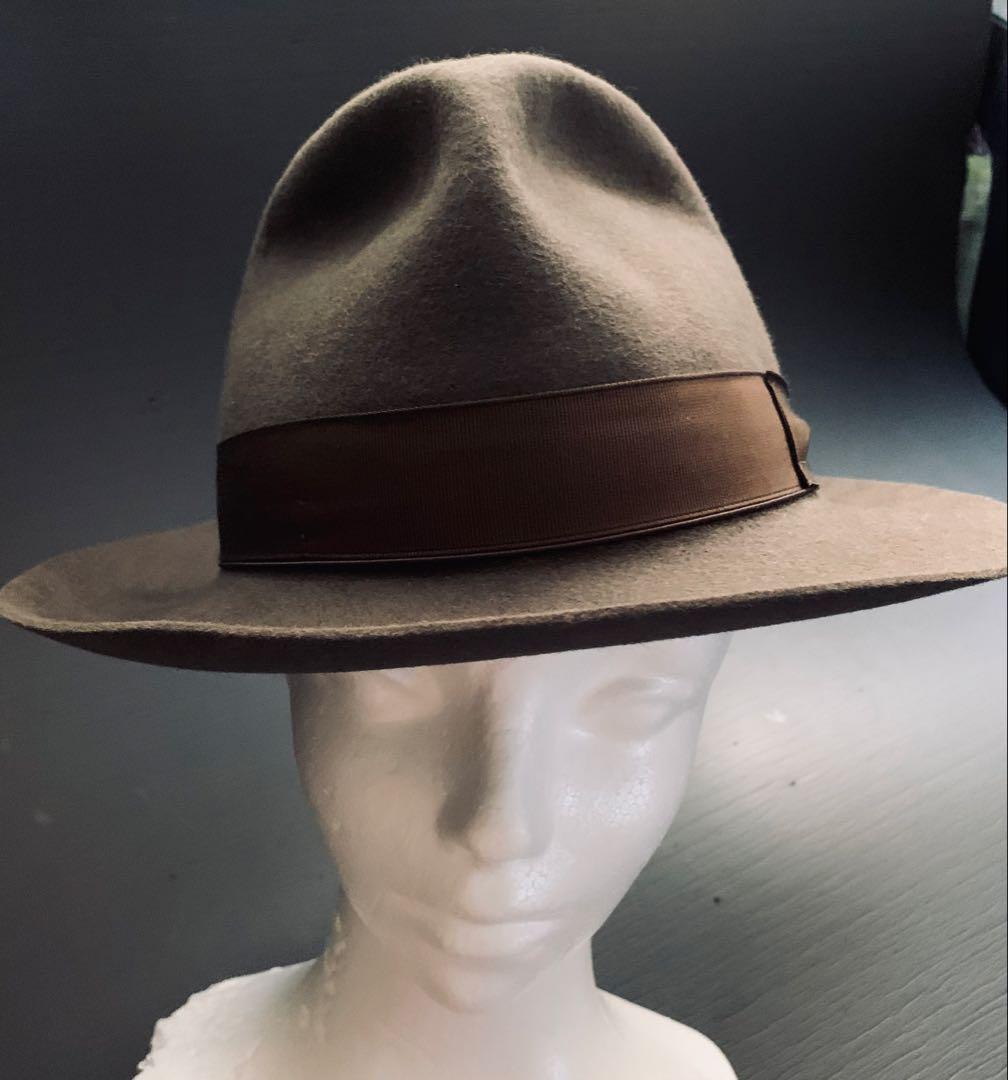 名門Borsalino 極上ライン！ラザートモデル　オールド品　¥10万程