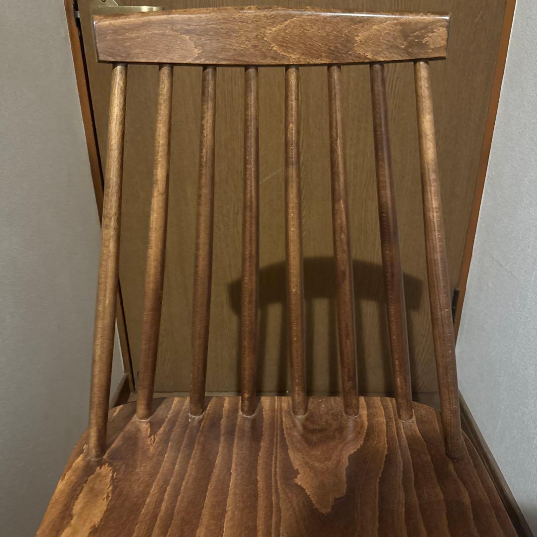 秋田木工 アンティーク チェア ウィンザーチェア レトロ 椅子 ダイニングチェア