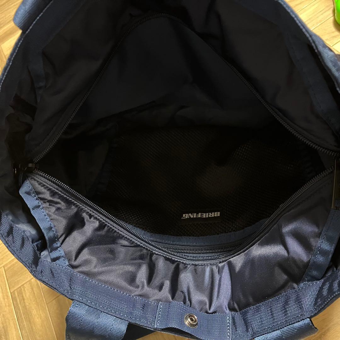 ブリーフィング ゴルフ トートバッグ　BRG223T45 エコツイル　ネイビー