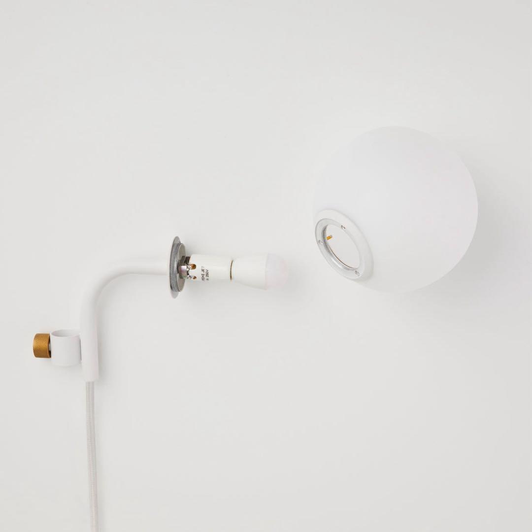 M*U様 DRAW A LINE Ball Lamp White