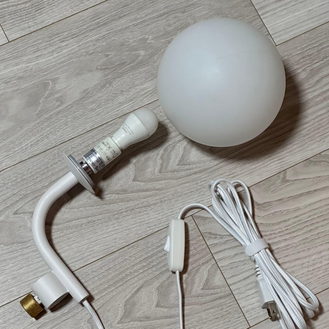 M*U様 DRAW A LINE Ball Lamp White
