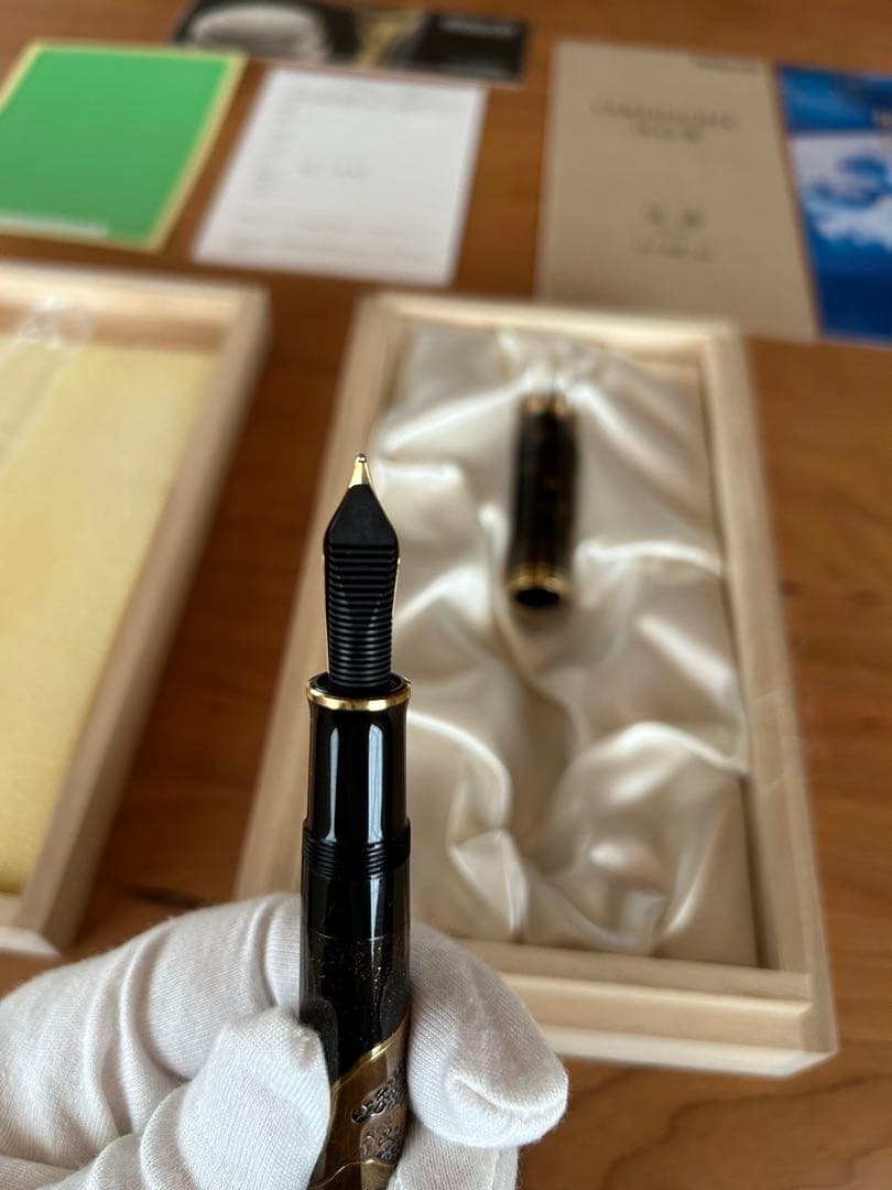 Pelikan ペリカン 万年筆 リミテッドエディション M1000 蒔絵 波濤