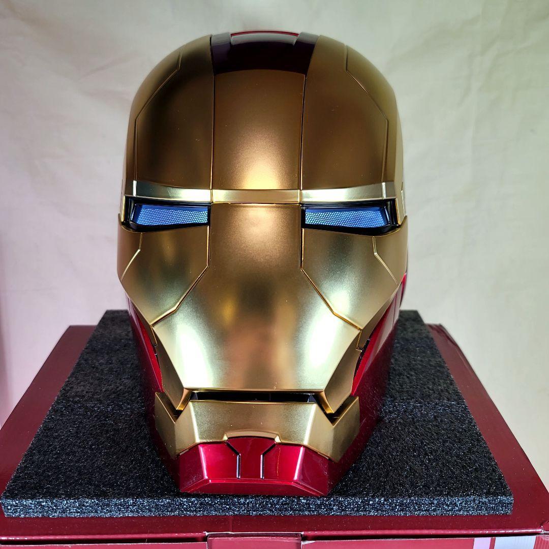 【アイアンマン】最新モデル 音声自動開閉マスク LED マーク5 ヘルメット