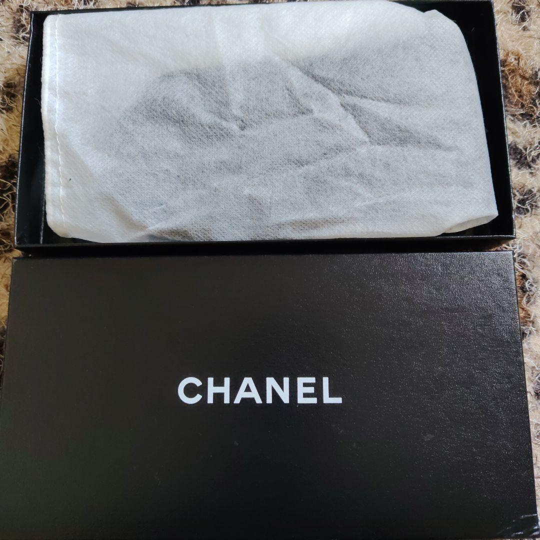 中古シャネルブラック ヤギ革 手袋 CHANEL