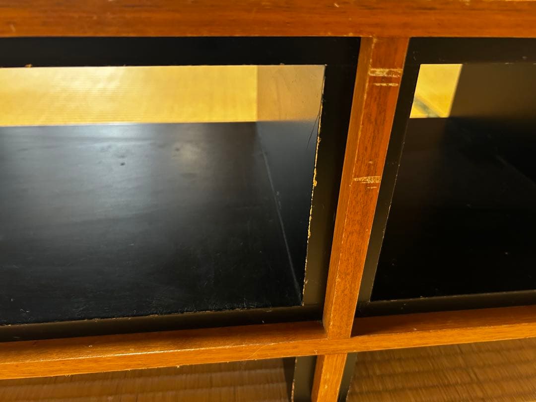 木製ラック・ウッドラック Landscape Products Cabinet Low Walnut