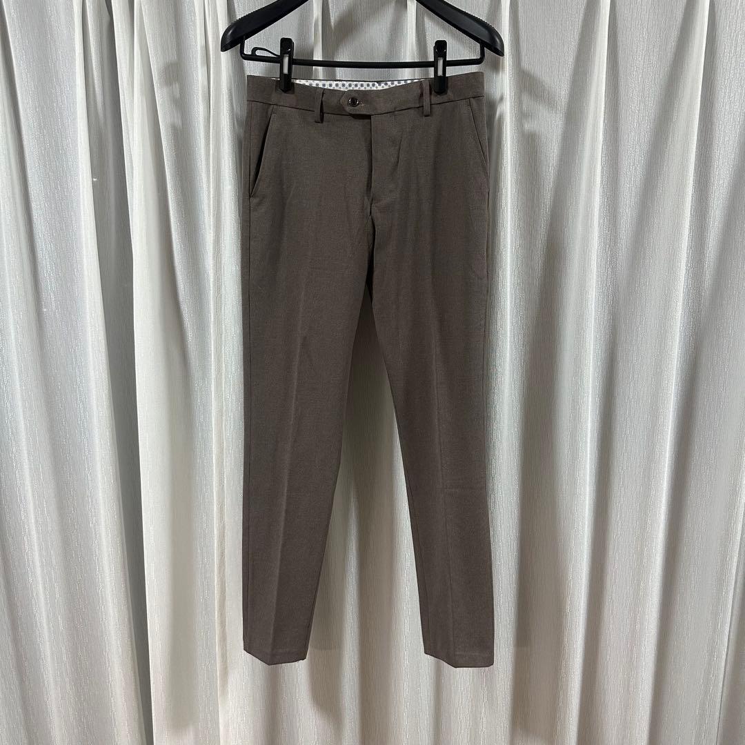 【前撮り・フォト用に】ブラウンスーツ上下＋ベスト＋ハンカチーフセット