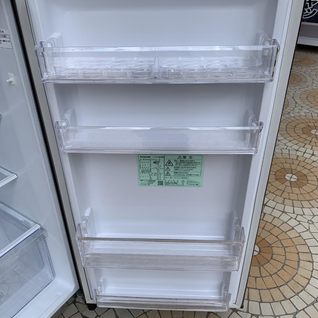 送料無料　24年製　美品　Panasonic　冷蔵庫 トップフリーザータイプ