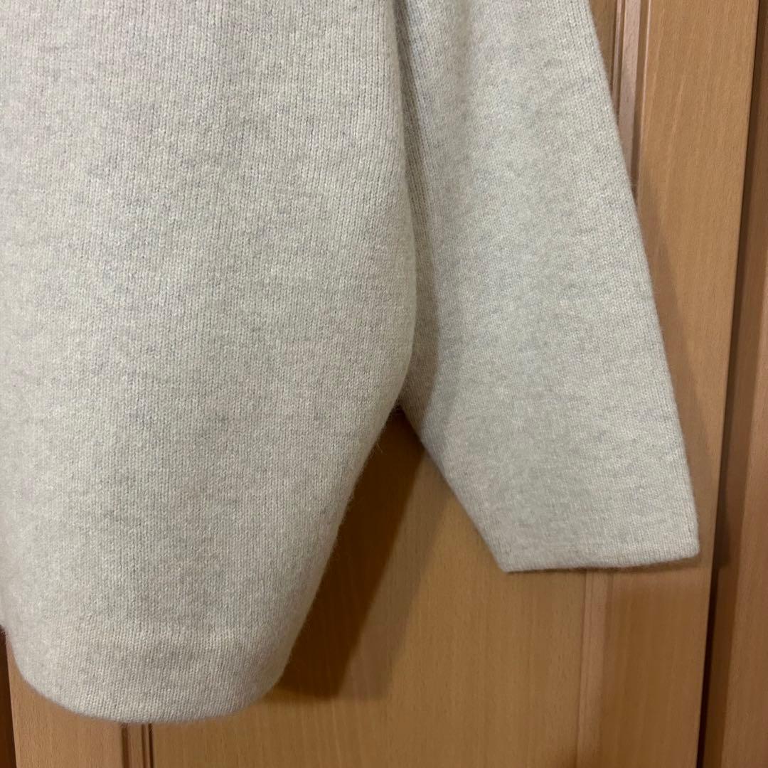 23区　【見上愛さん着用】ラクーンブレンドダブルフェイス ニット アウター　32