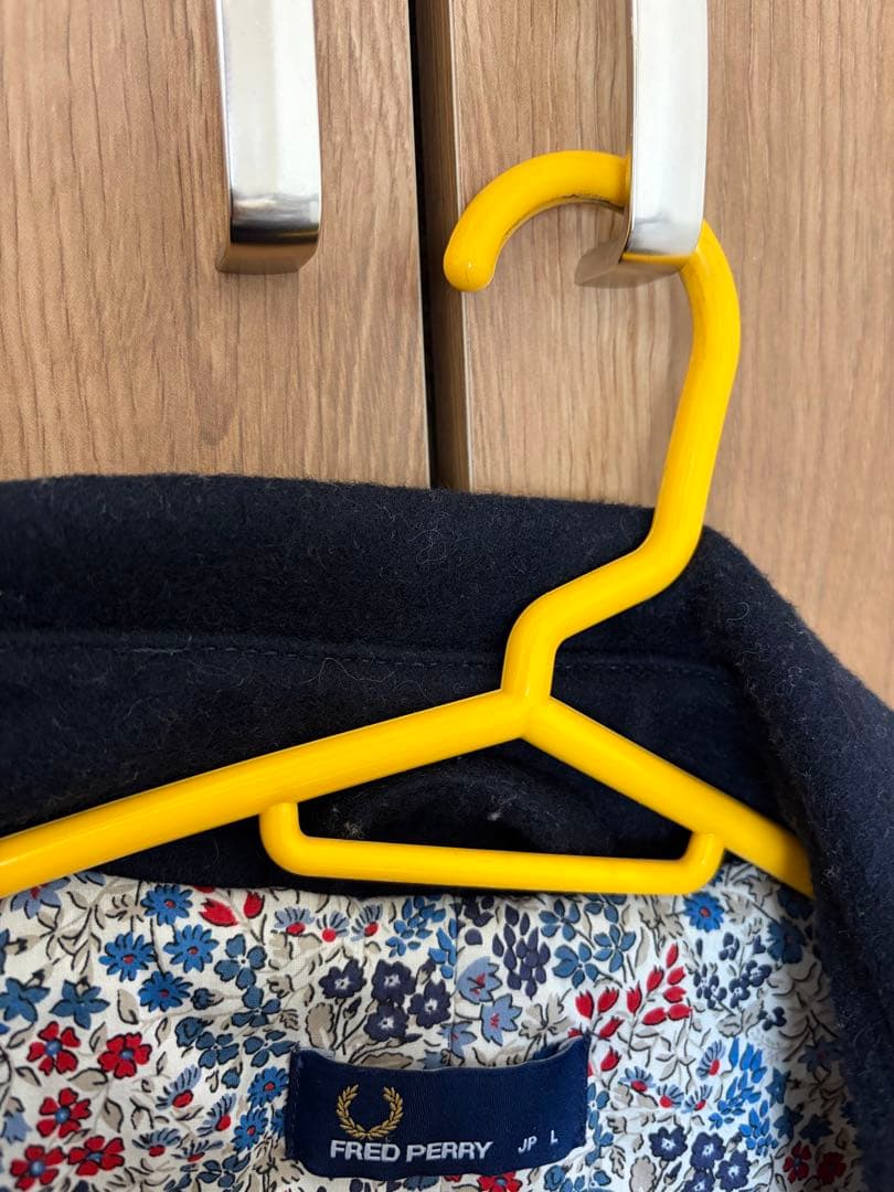 FRED PERRY ウールピーコート L