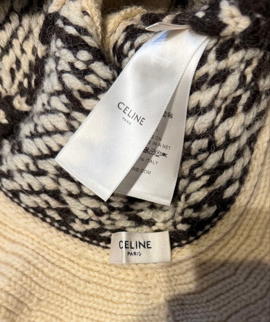 セリーヌ　トリオンフ　Bucket Hat in Wool バケットハット