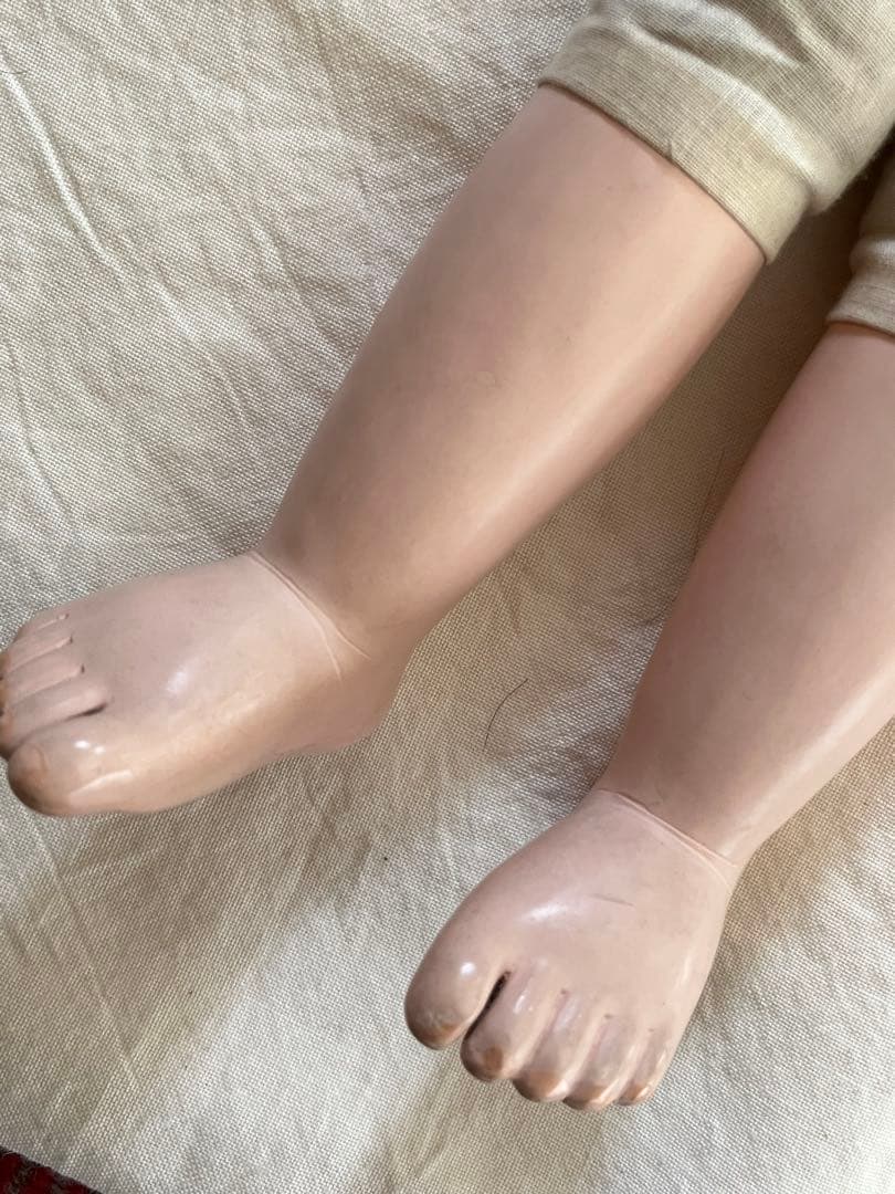 市松人形　鳴き人形　48センチ　アンティークドール