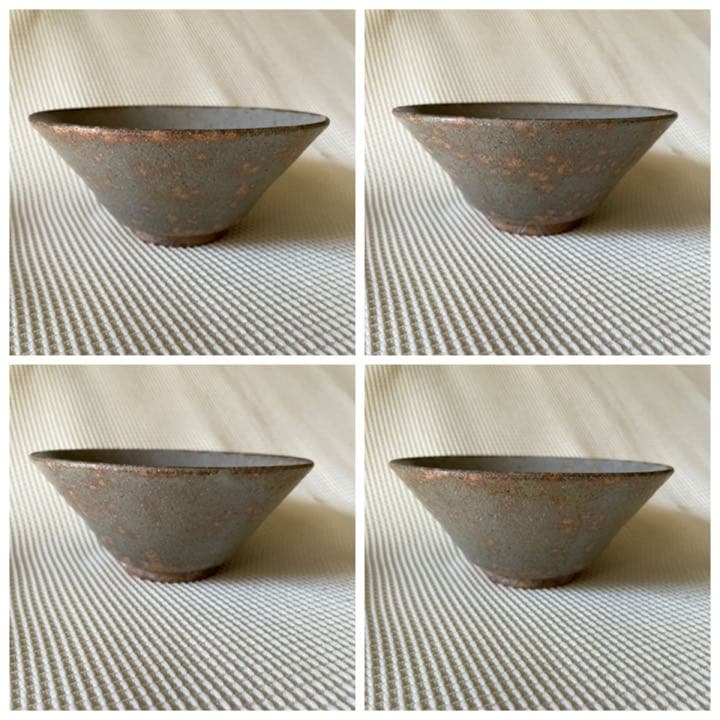 ★ 蕎麦茶碗　那波鳳翔　播州相生焼　★ 茶道具　茶碗　茶盌