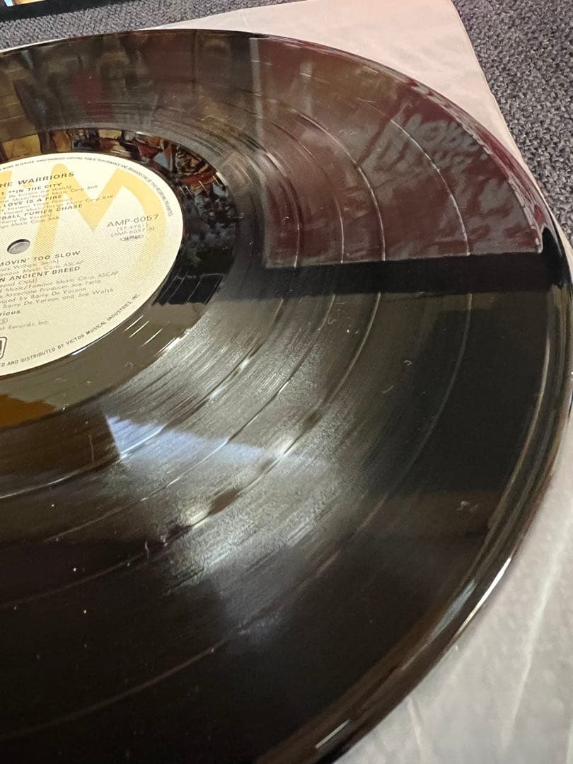 帯 美盤 The Warriors ウォリアーズ サントラ LP 1979