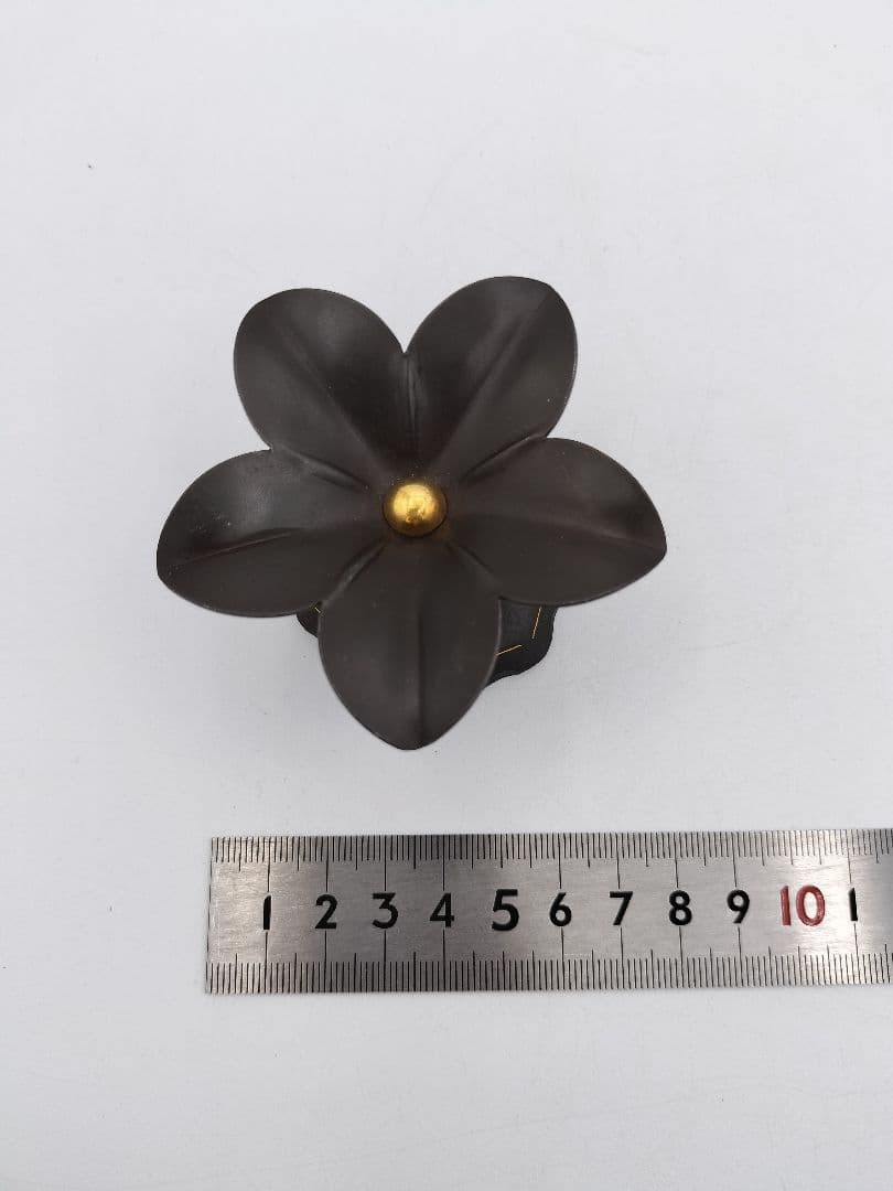 b258 【新品・未使用】蓋置 嵌金 突羽根 和田美之助 木箱 茶道具