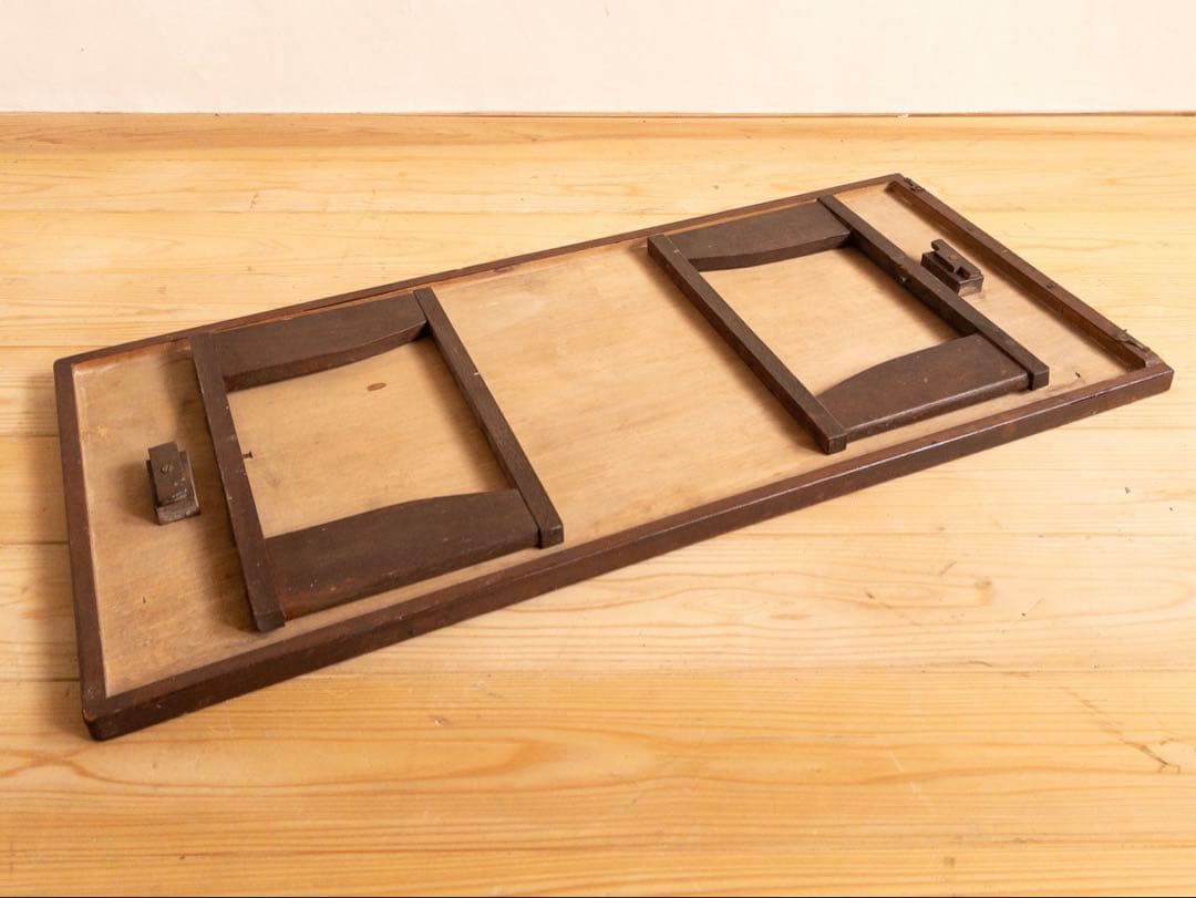 座卓　折りたたみ　木製　横幅88㎝　古道具　古家具　アンティーク　ビンテージ