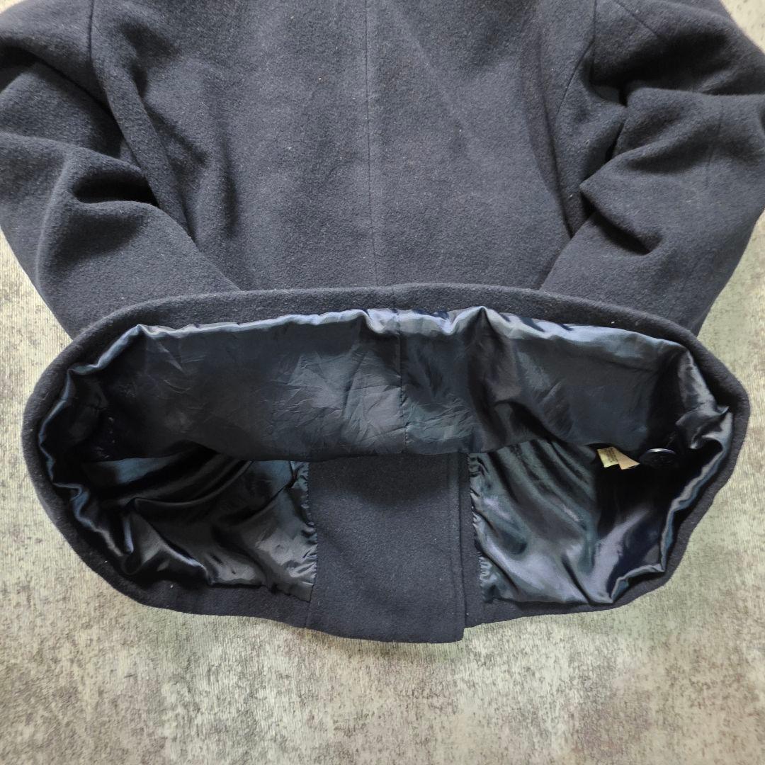 90s Eddie Bauer ウールPコート XL相当 ネイビー
