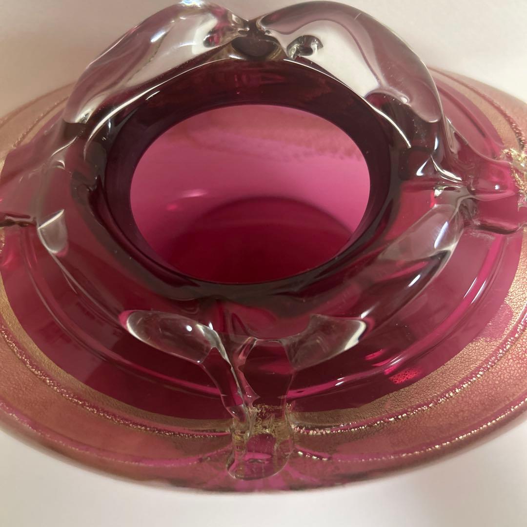 津軽びいどろ　金花　花器