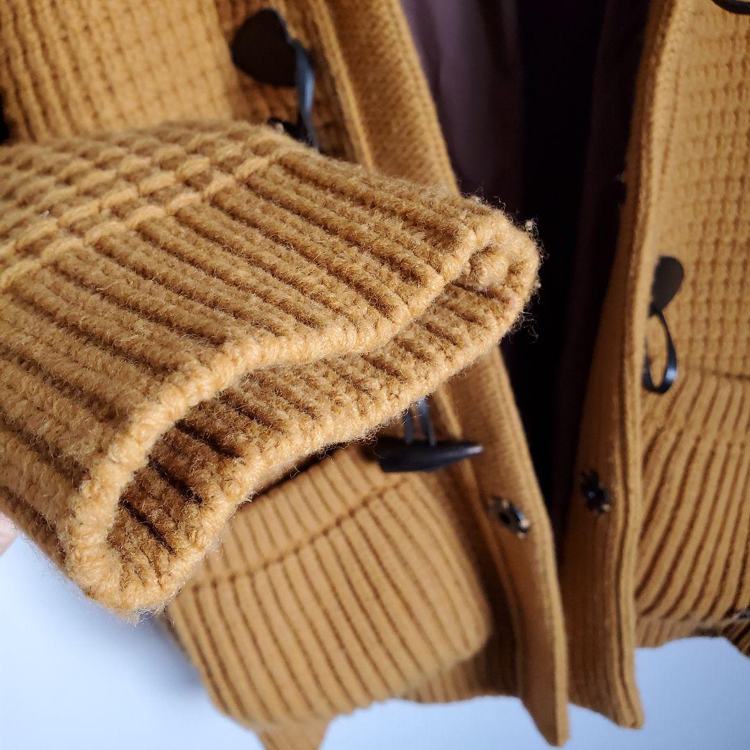 極美品 バーバリー ブラックレーベル　ニット　ダッフル ジャケット コート