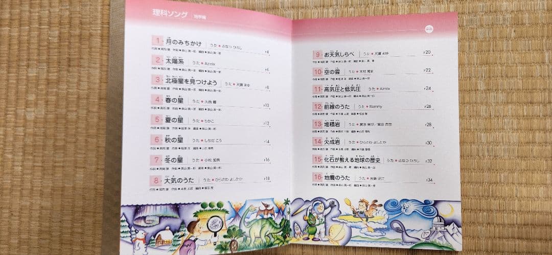 ★美品 七田式 理科(生物・地学)・社会科(日本地理)ソング CDつき3冊セット