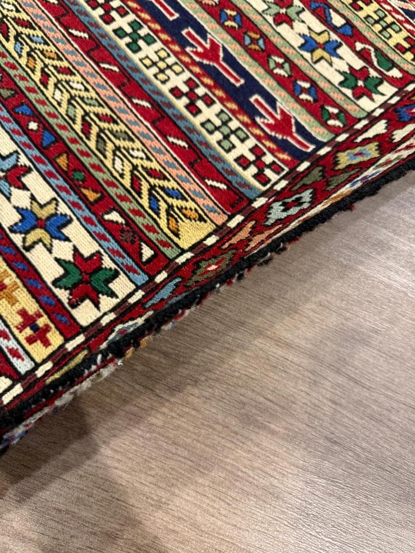 手織り アゼルバイジャン スマック キリム ランナー 192x59cm ペルシャ