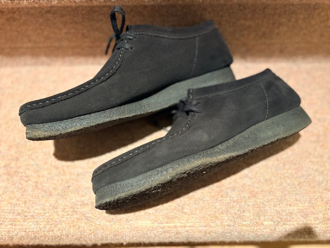 クラークス ワラビー スエード モカシンシューズ