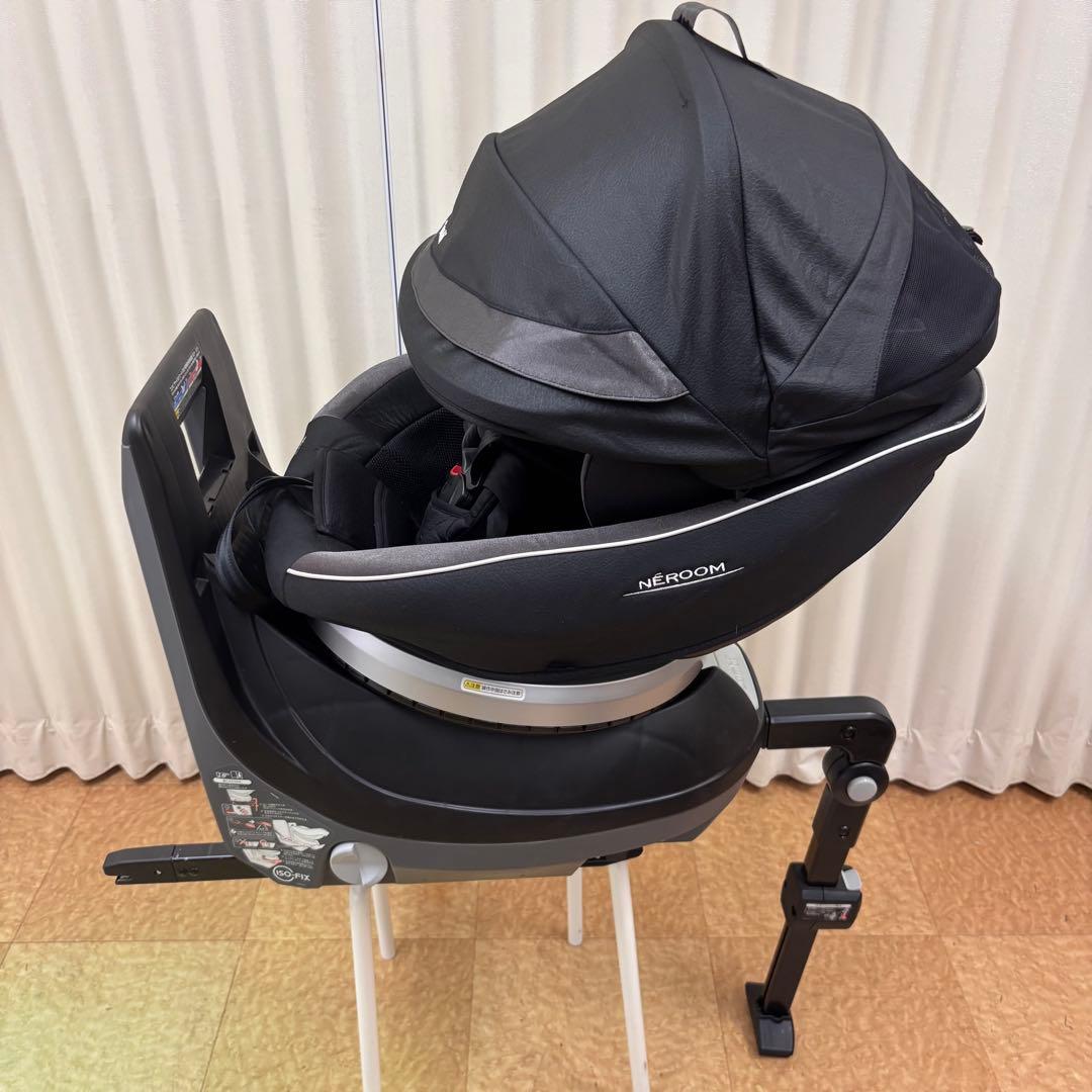 クリーニング済☆綺麗☆　コンビ　ネルーム　ISOFIX　エッグショック　ブラック