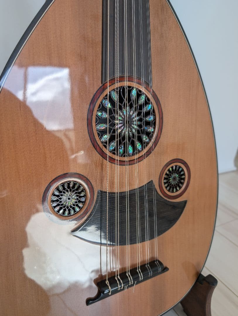 トルコのウード 木製 専用ケース付き