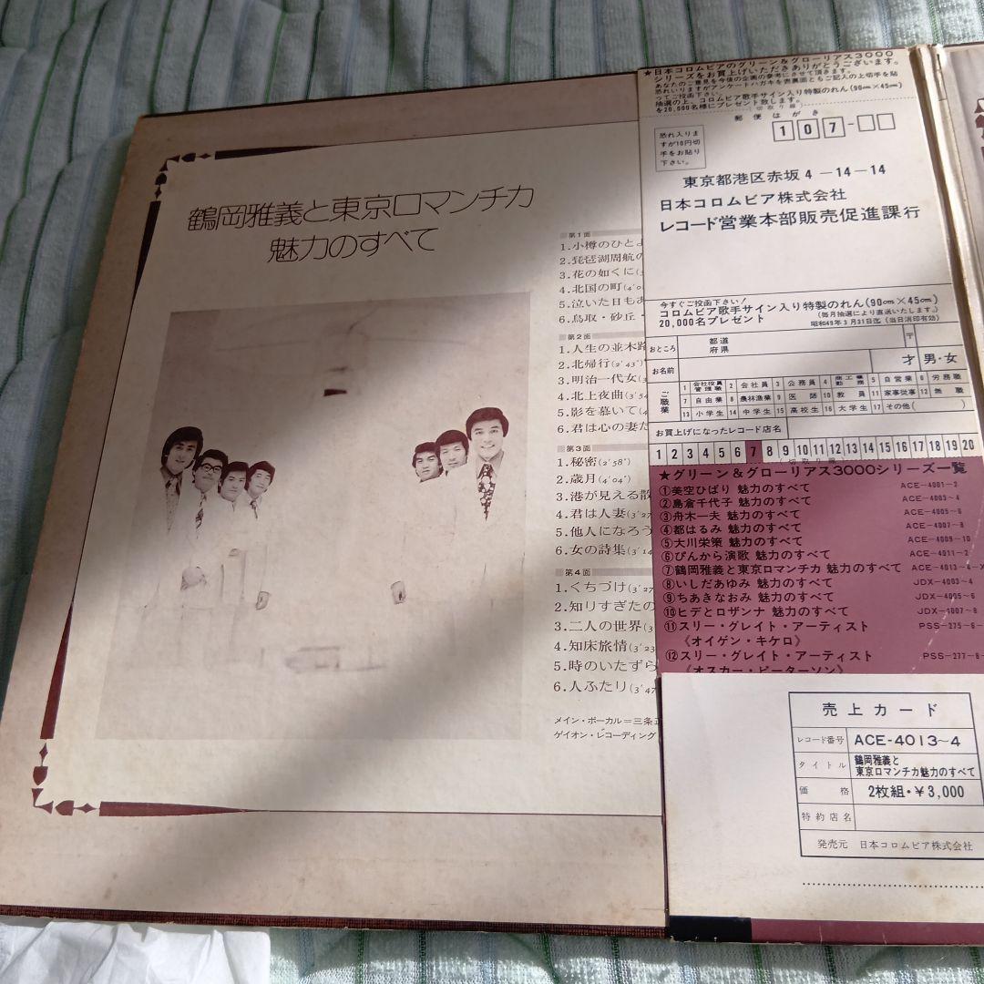 鶴岡雅義と東京ロマンチカ魅力のすべて