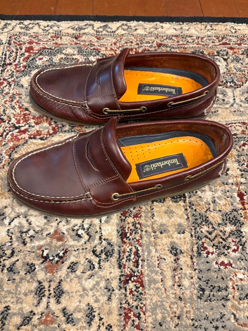 Timberland ティンバーランド　バーガンディ ローファー　アメカジ