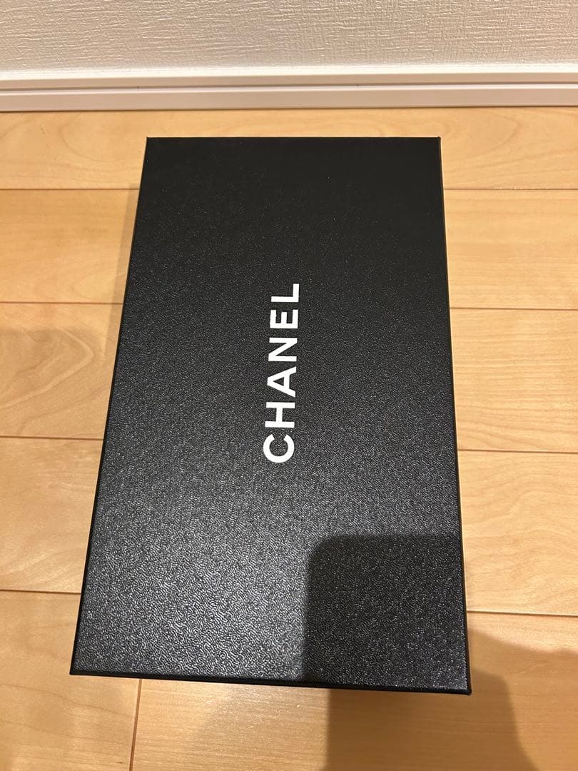 CHANEL バレリーナ　ラムスキン　エナメル　ブラック　36