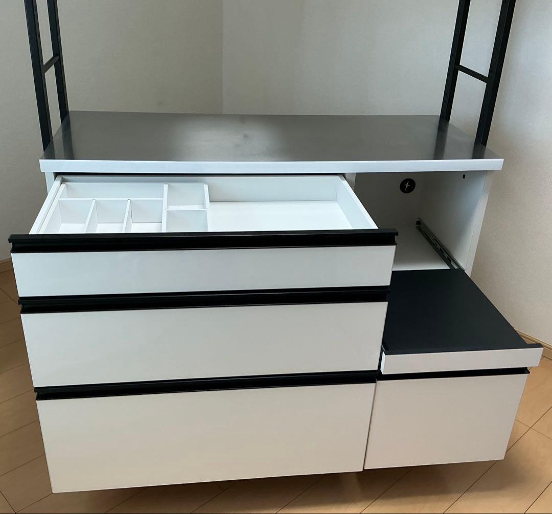 食器棚　キッチンボード　古賀家具124センチ　高さ調整可