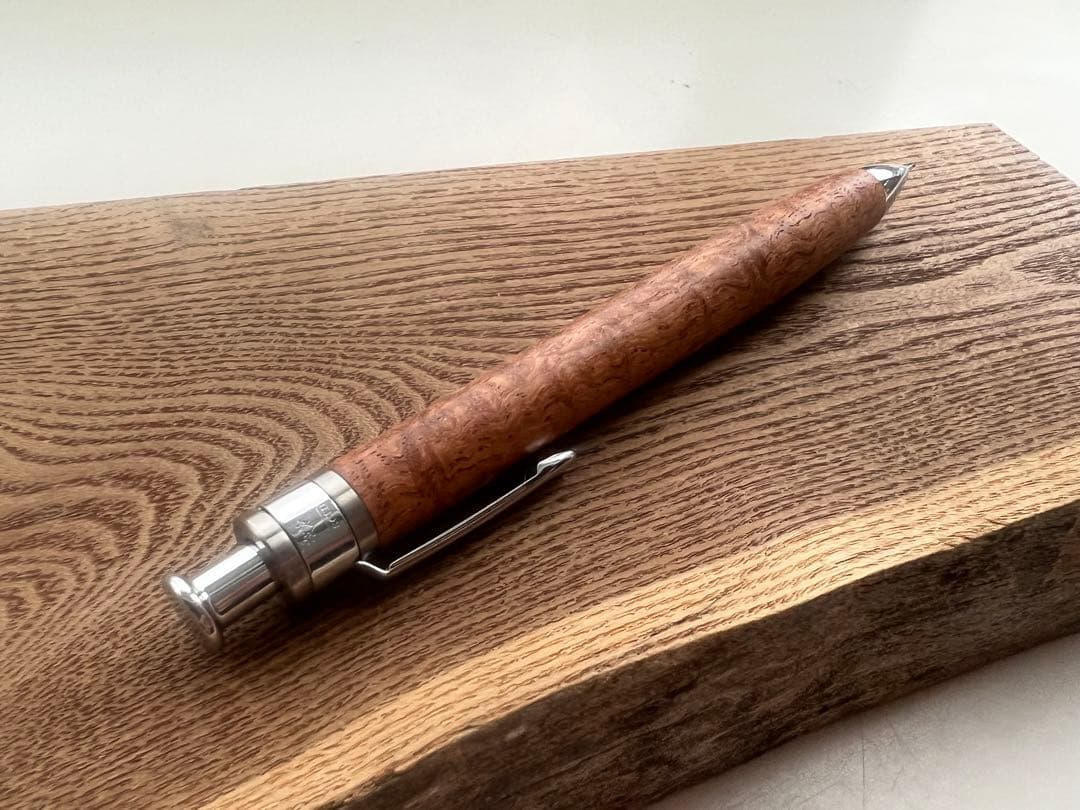 【新品・未使用】工房楔　極上杢　アフゼリア ライ シャープペンシル