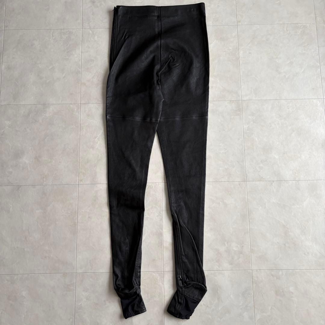 Maison Martin Margiela  本革トレンカレギンス黒40