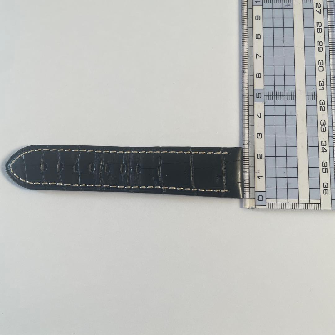 正規品 PANERAI 腕時計 ベルト レザー 本革 ブラック　尾錠つき