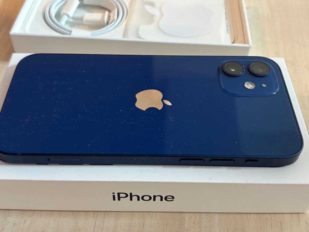 Apple iPhone 12 128GBブルー、Blue 本体